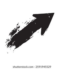 Arrow Sign with Grunge Texture