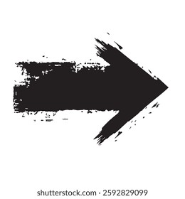 Arrow Sign with Grunge Texture