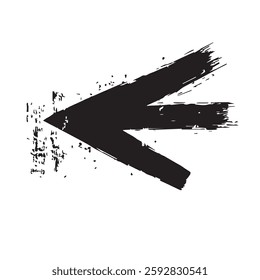 Arrow Sign with Grunge Texture