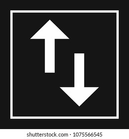 arrow sign icon