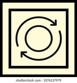 arrow sign icon