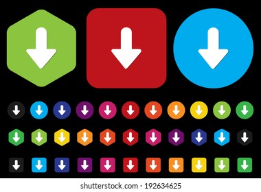 Arrow sign icon