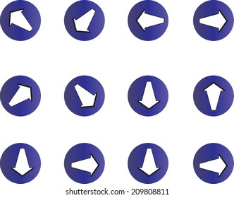 Arrow sign icon