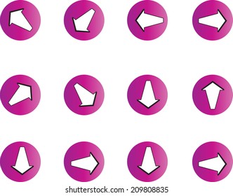 Arrow sign icon