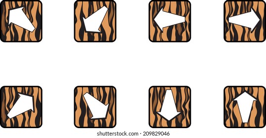 Arrow sign icon