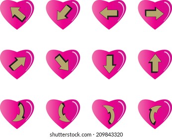 Arrow sign icon