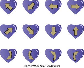 Arrow sign icon