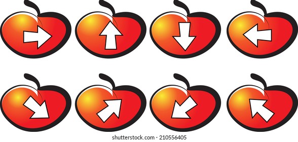Arrow sign icon