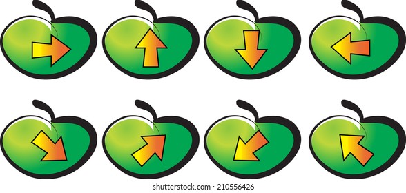 Arrow sign icon