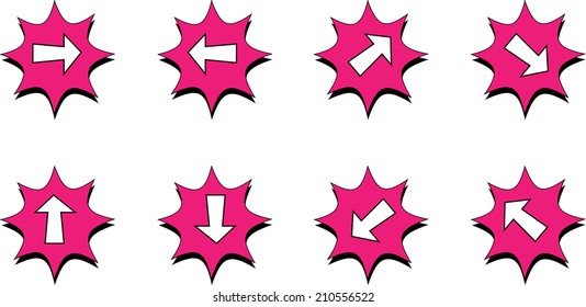Arrow sign icon