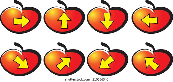 Arrow sign icon