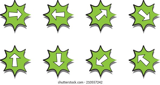 Arrow sign icon