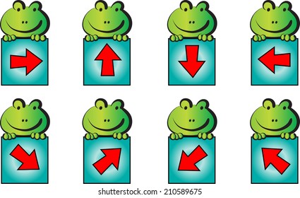 Arrow sign icon
