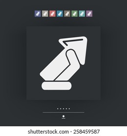 Arrow sign icon