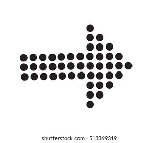 Arrow sign icon