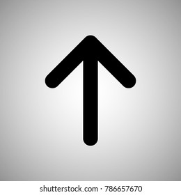 up arrow sign icon