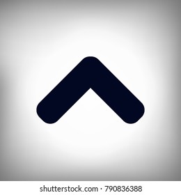 up arrow sign icon