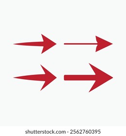 Arrow sign icon, arrows vector set