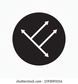 arrow sign icon design vector illustration