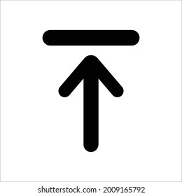 up arrow sign icon design vector