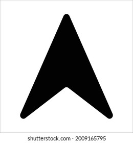 vector de diseño de icono de flecha arriba