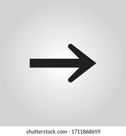 Vector de diseño plano de icono de flecha para diseño web  