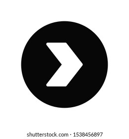 arrow sign in icon trendy flat design