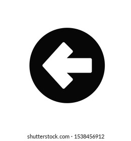 arrow sign in icon trendy flat design