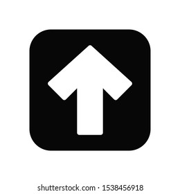 arrow sign in icon trendy flat design