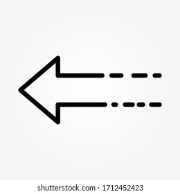arrow sign icon vector illustration