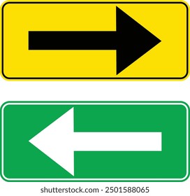 Arrow sign left right isolated vector