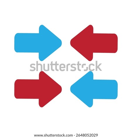 Arrow, sign, left arrow, right arrow, top, symbol eps10