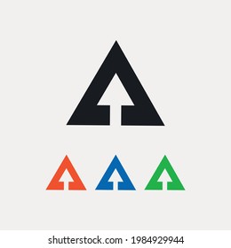 Arrow Sign Logo Design, Vector Arrow Logo Concept