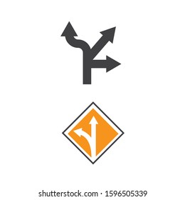 Arrow sign Logo Template vector symbol nature