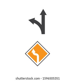 Arrow sign Logo Template vector symbol nature