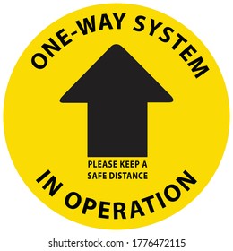 Arrow sign on yellow circle background,vector illustration. 
