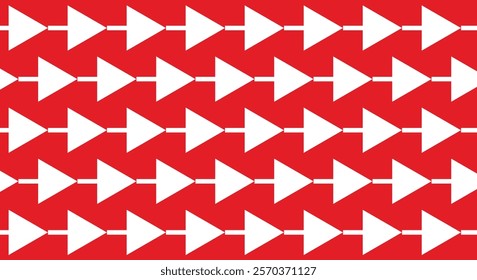 Arrow sign pattern for wallpaper, pattern fill, web background, texture. Vector Illustration.