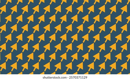 Arrow sign pattern for wallpaper, pattern fill, web background, texture. Vector Illustration.