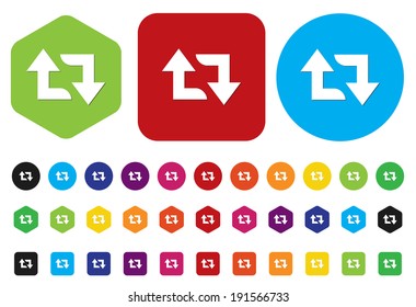 arrow sign reload refresh rotation