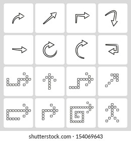 arrow sign set