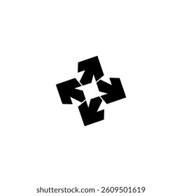 Arrow sign symbol design. Vector