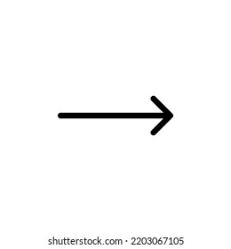 Arrow sign symbol line icon suitable for any purpose