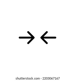 Arrow sign symbol line icon suitable for any purpose