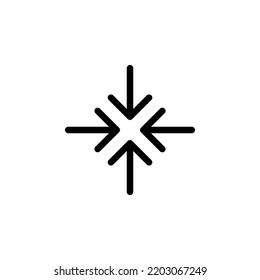 Arrow sign symbol line icon suitable for any purpose