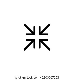 Arrow sign symbol line icon suitable for any purpose