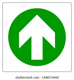 Arrow Sign Symbol Sign, Vector Illustration, Isolate On White Background Label. EPS10