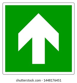 Arrow Sign Symbol, Vector Illustration, Isolate On White Background Label. EPS10