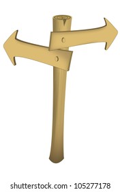 arrow sign with two ways