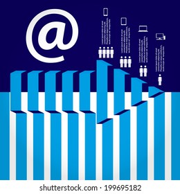 Arrow sign vector conception