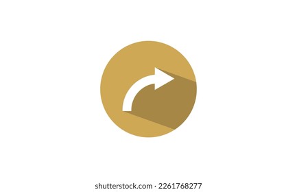 Arrow sign vector design. Modern vector icon design template